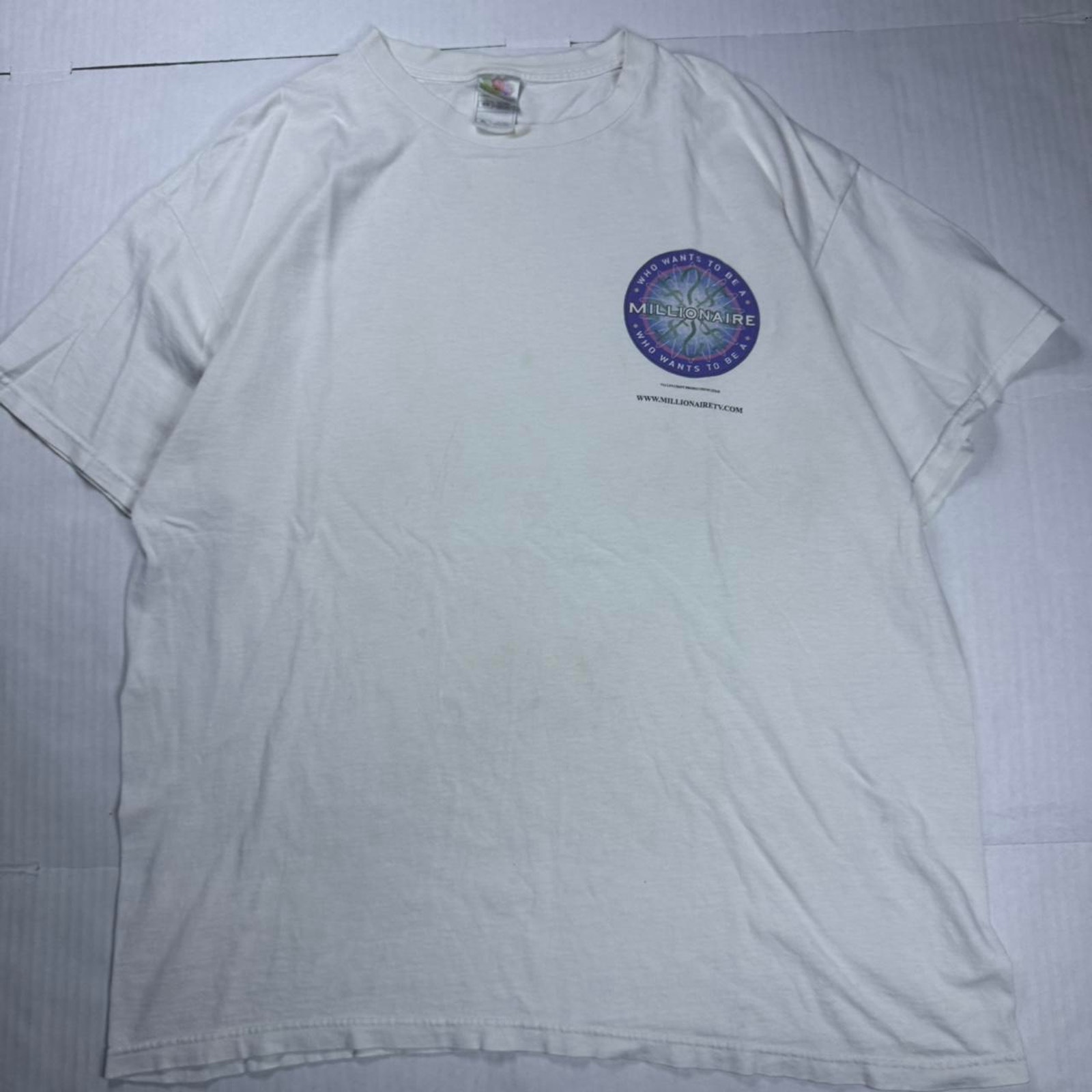 Vintage Who Wants To Be A Millionaire Promotional Tee Size Xl